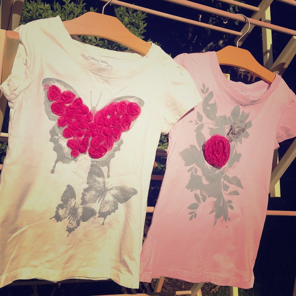 Girly T-shirt’s - twin